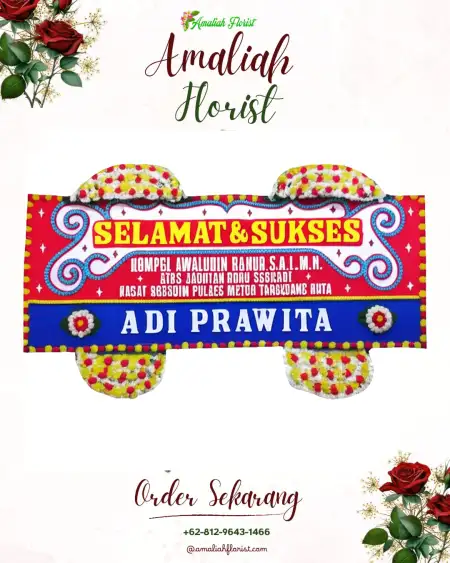 Papan Bunga Ucapan Selamat Gilingan